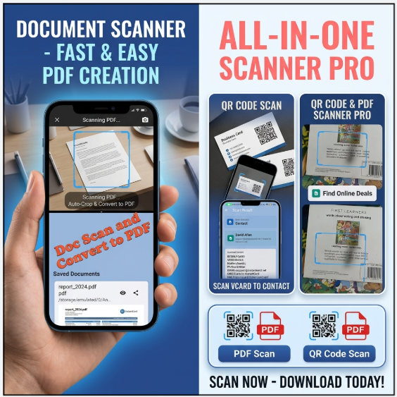 Document Scanner - Fast & Easy PDF Creation Showcase